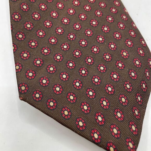 LIBERTY OF LONDON Men’s Vintage Silk Tie Floral Pattern Prjnted In England - Picture 3 of 6